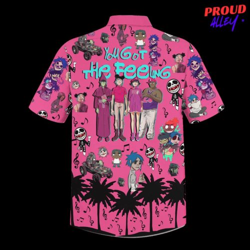 Gorillaz Purple Limited Edition Hawaiian Shirt