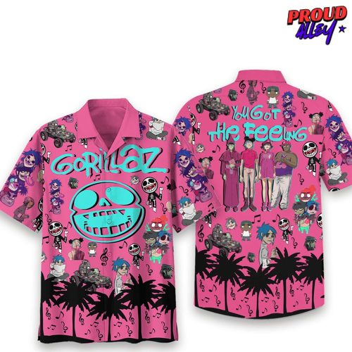 Gorillaz Purple Limited Edition Hawaiian Shirt