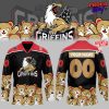 Grand Rapids Griffins Teddy Bear Special White Hockey Jersey