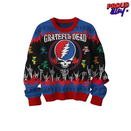 Grateful Dead Skeleton Wings Ugly Sweater