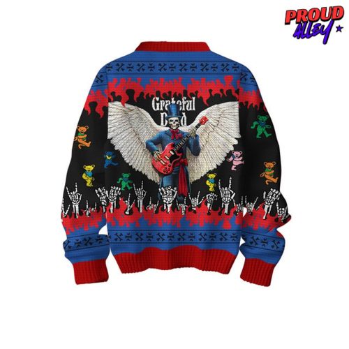 Grateful Dead Skeleton Wings Ugly Sweater