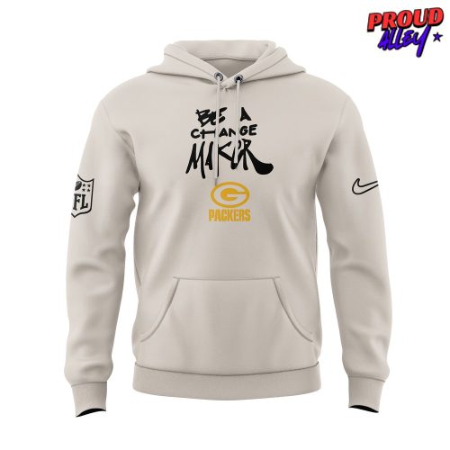 Green Bay Packers Be A Change Maker NFL Hoodie