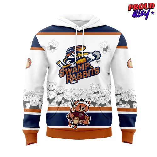 Greenville Swamp Rabbits Teddy Bear Toss Special Hoodie