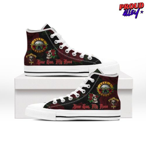 Guns N Roses Limited Edition High Top Canvas Shoes