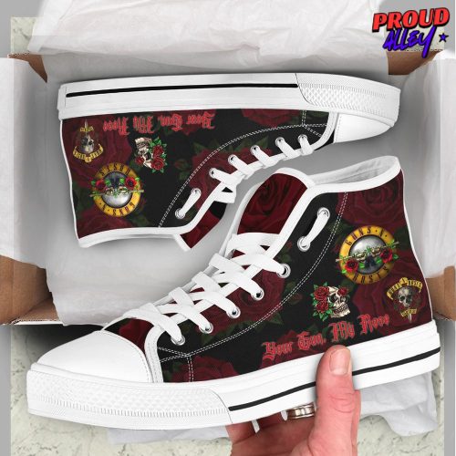 Guns N Roses Limited Edition High Top Canvas Shoes