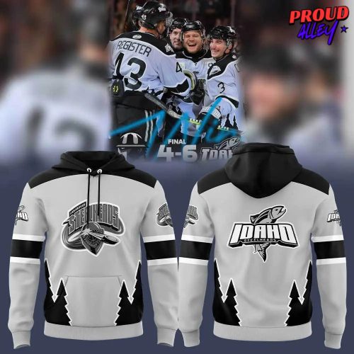 Idaho Steelheads Poly GREY Hoodie