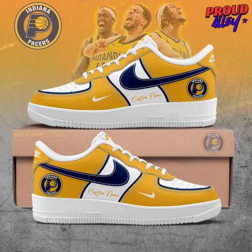 Indiana Pacers Collab Nike Custom Name Air Jordan 1