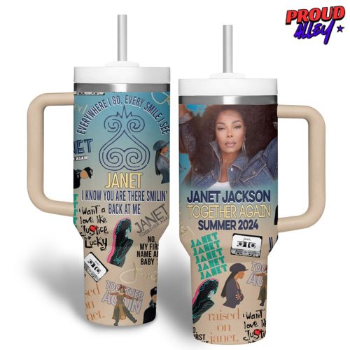 Janet Jackson Together Again Summer 2024 Stanley Tumbler