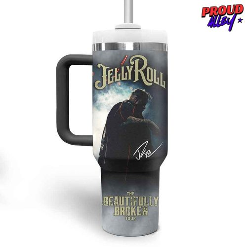 Jelly Roll Beautifully Broken Tour 2024 Stanley Tumbler Cup