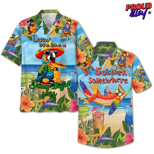 Jimmy Buffett Margaritaville Summer Hawaiian Shirt