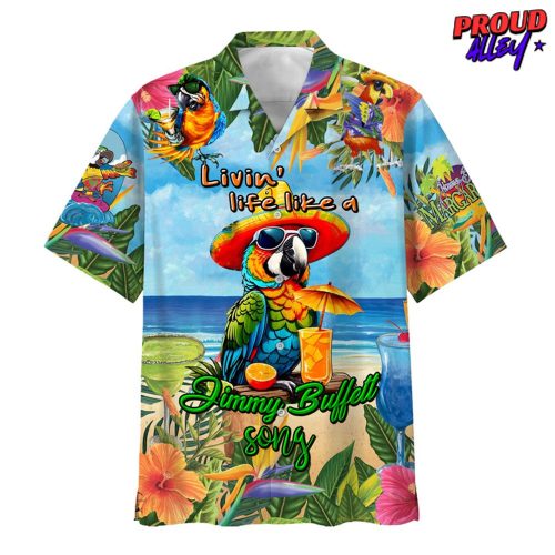 Jimmy Buffet Margaritaville Summer Hawaiian Shirt