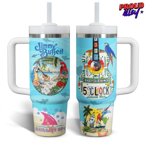 Jimmy Buffett Bubbles Up Stanley Tumbler