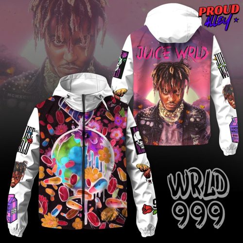 Juice WRLD 999 Windbreaker Outdoor Zipper Hoodie