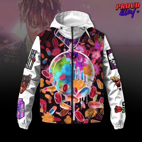 Juice WRLD 999 Windbreaker Outdoor Zipper Hoodie