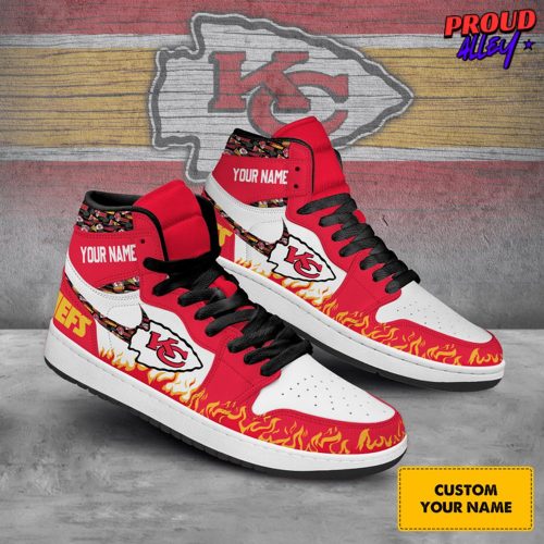 Kansas City Chiefs Collab Nike Custom Name Air Jordan 1