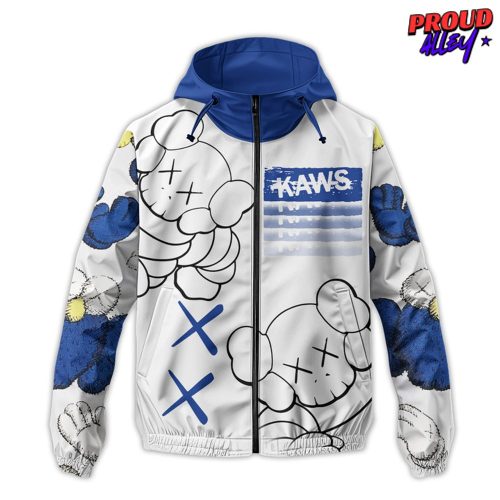 Kaws Collection Windbreaker Outdoor Zipper Hoodie