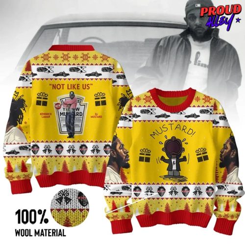 Kendrick Lamar x DJ Mustard Not Like Us Ugly Sweater