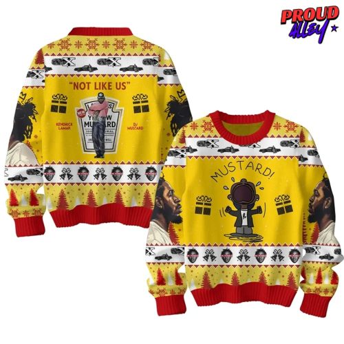 Kendrick Lamar x DJ Mustard Not Like Us Ugly Sweater