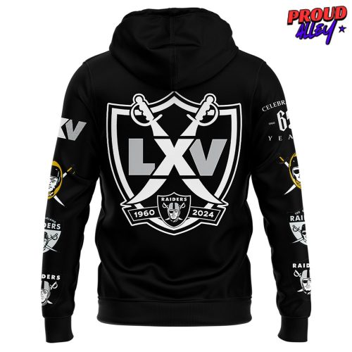 Las Vegas Raiders 65th Anniversary Hoodie