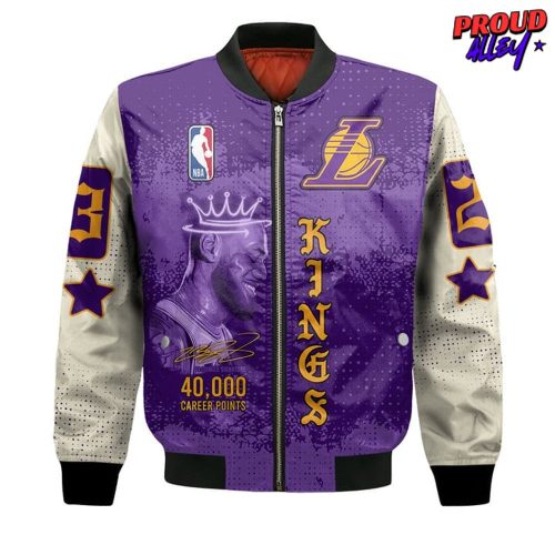 LeBron James 40K Career Points Bomber Jacket