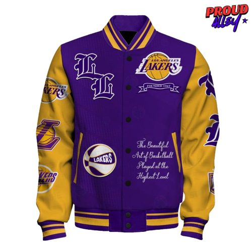 Los Angeles Lakers National Basketball Varsity Jacket