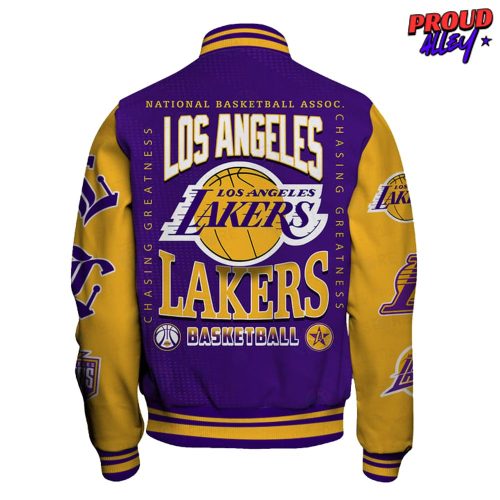 Los Angeles Lakers National Basketball Varsity Jacket