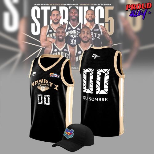 Los Osos de Manatí 2024 Black Basketball Jersey