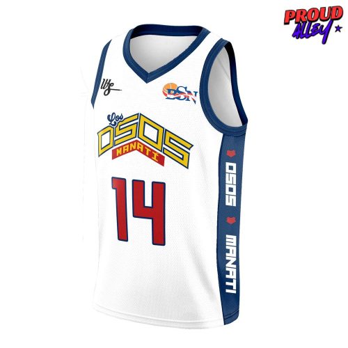 Los Osos de Manatí 2024 White Basketball Jersey