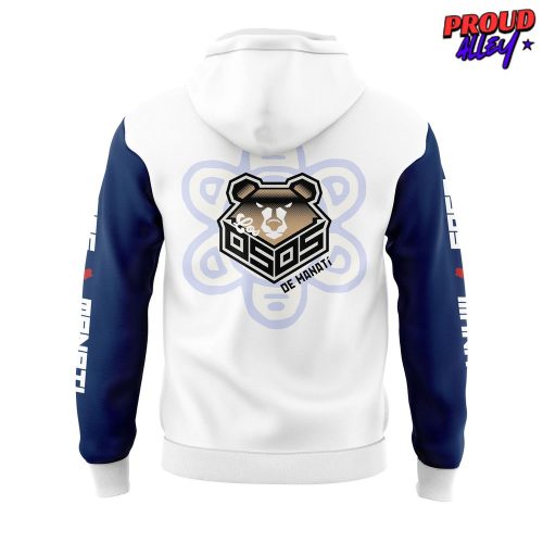 Los Osos de Manat 2024 White Hoodie