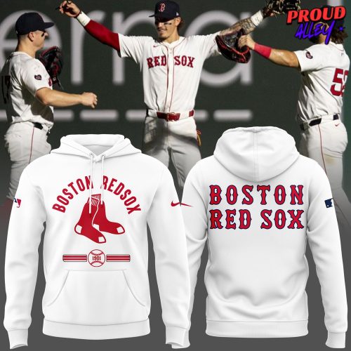 MLB Boston Red Sox Classic Logo Baseball Hoodie