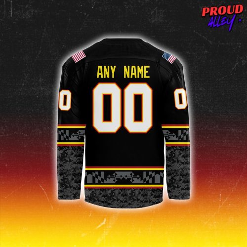 Maryland Black Bears Veterans Day Special Hockey Jersey