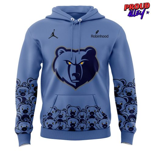 Memphis Grizzlies Teddy Bear Special Edition Blue Hoodie