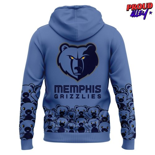 Memphis Grizzlies Teddy Bear Special Edition Blue Hoodie