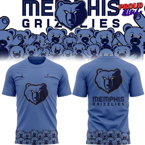 Memphis Grizzlies Teddy Bear Special Edition Blue T-Shirt