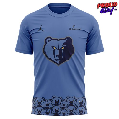 Memphis Grizzlies Teddy Bear Special Edition Blue T-Shirt