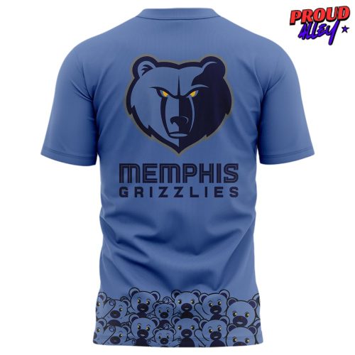 Memphis Grizzlies Teddy Bear Special Edition Blue TShirt