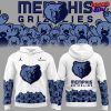 Vancouver Grizzlies Hardwood Classics 2025 Custom Blue Hoodie