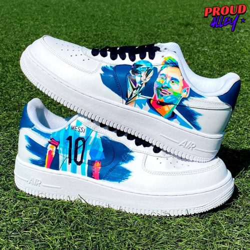 Messi Argentina GOAT Football Limited Edition Air Force 1