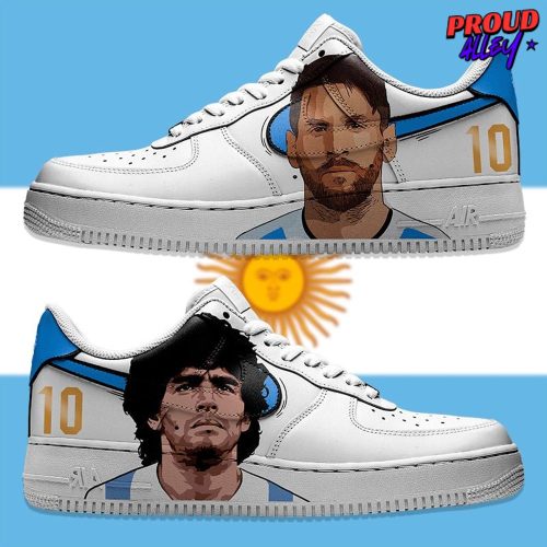 Messi Maradona Argentina Goat Air Force 1