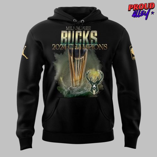 Milwaukee Bucks 2024 NBA CUP Champions Hoodie