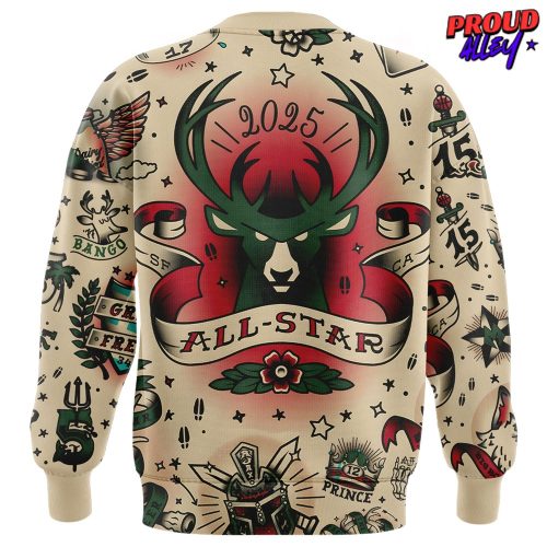 Milwaukee Bucks All Star 2025 Special Sweatshirt