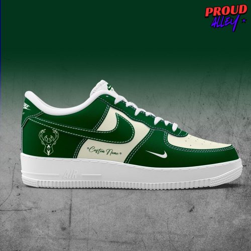 Milwaukee Bucks x Nike Custom Name Air Force 1