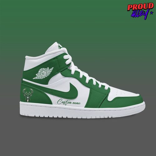 Milwaukee Bucks x Nike Custom Name Air Jordan 1