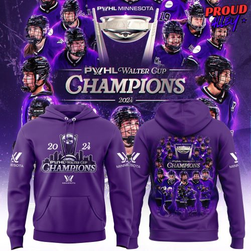 Minnesota PWHL Champions Walter Cup Hoodie