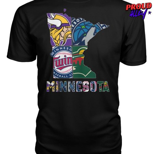 Minnesota Twins Minnesota Vikings Minnesota Timberwolves Minnesota Wild TShirt