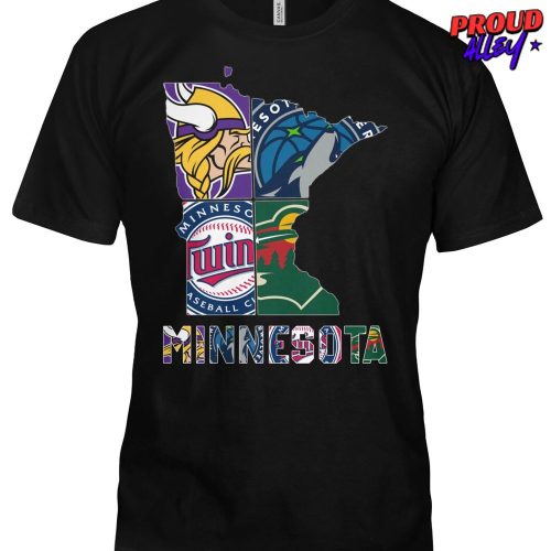 Minnesota Twins Minnesota Vikings Minnesota Timberwolves Minnesota Wild TShirt