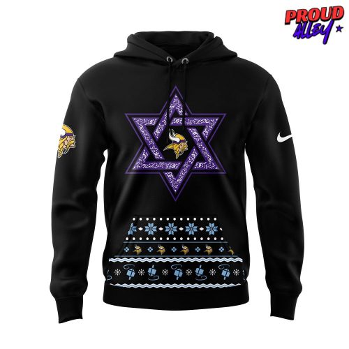 Minnesota Vikings Happy Hanukkah Special Edition Hoodie