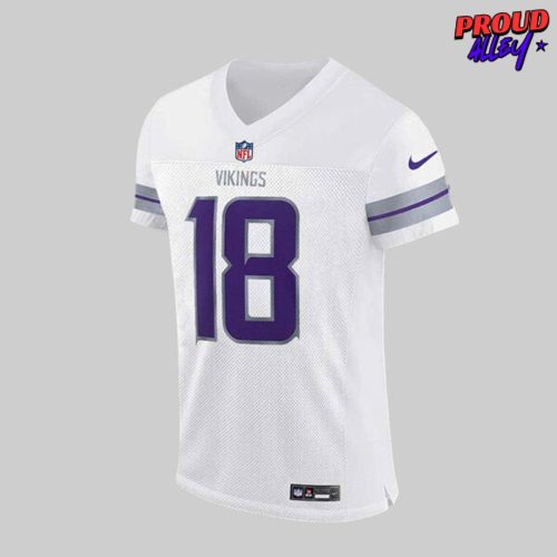 Minnesota Vikings X Jefferson Winter Warrior Football Jersey