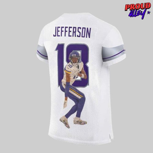 Minnesota Vikings X Jefferson Winter Warrior Football Jersey