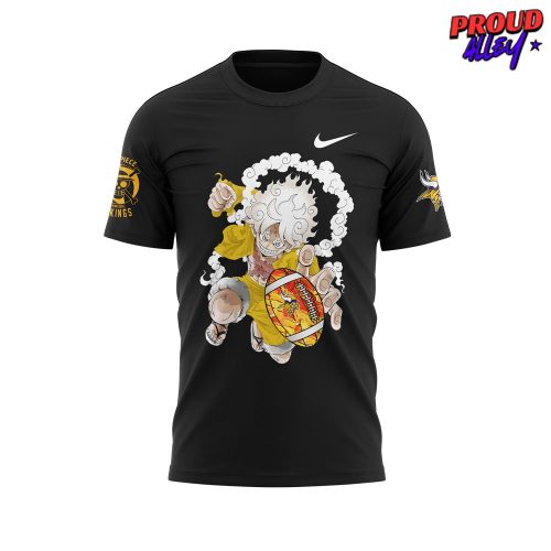 Minnesota Vikings x One Piece Luffy Gear 5 T-Shirt